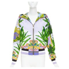 VERSACE 2018 Reversible Nylon Hooded Jacket IT40