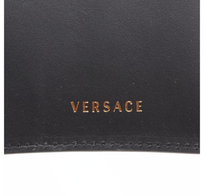 VERSACE 2019 Runway black gold Medusa multipocket harness arm bag Rare 5