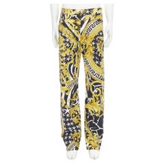 VERSACE Défilé 2019 Savage Barocco Gold Medusa clous de jean IT32