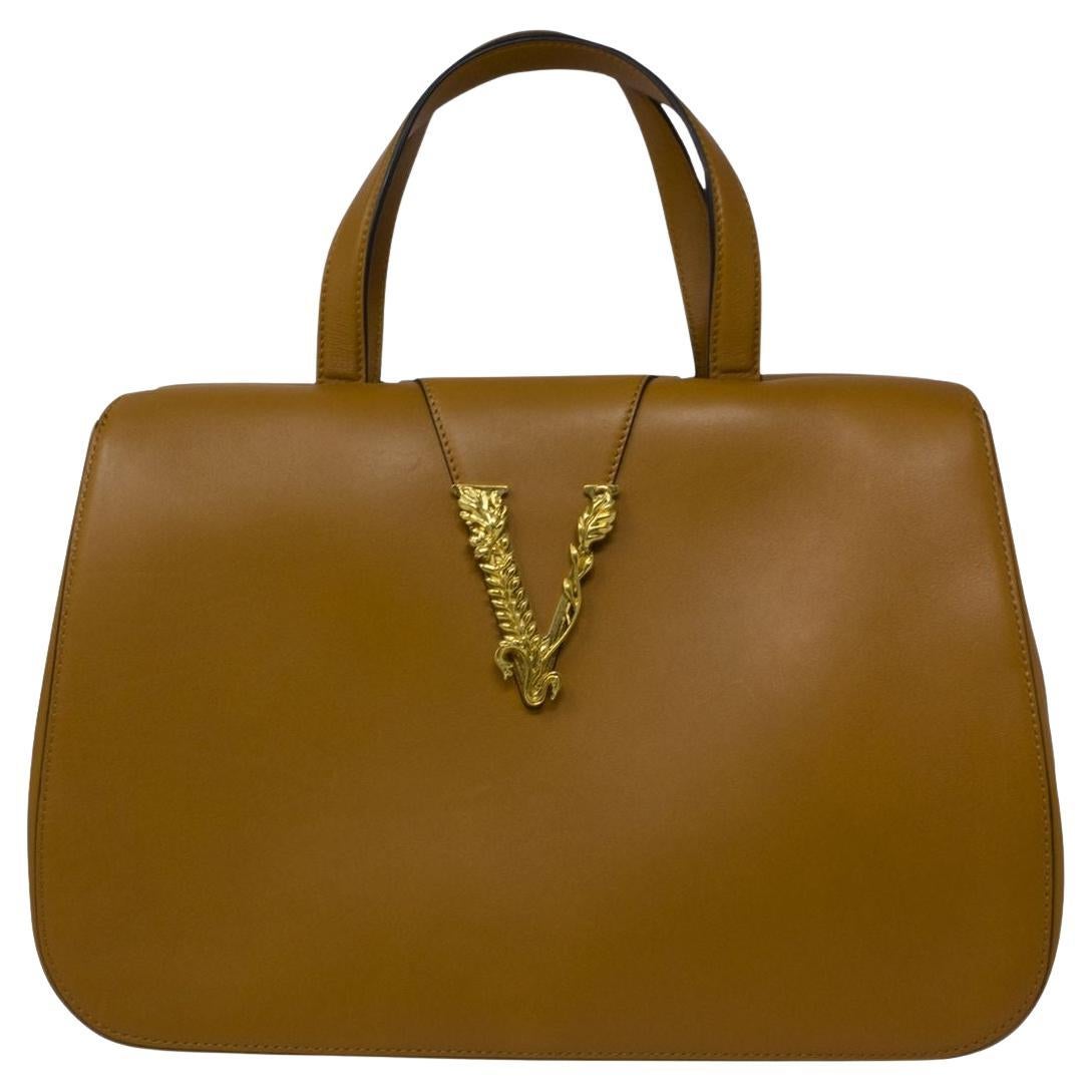 Versace 2019 Virtus Tote Bag w/ Strap For Sale