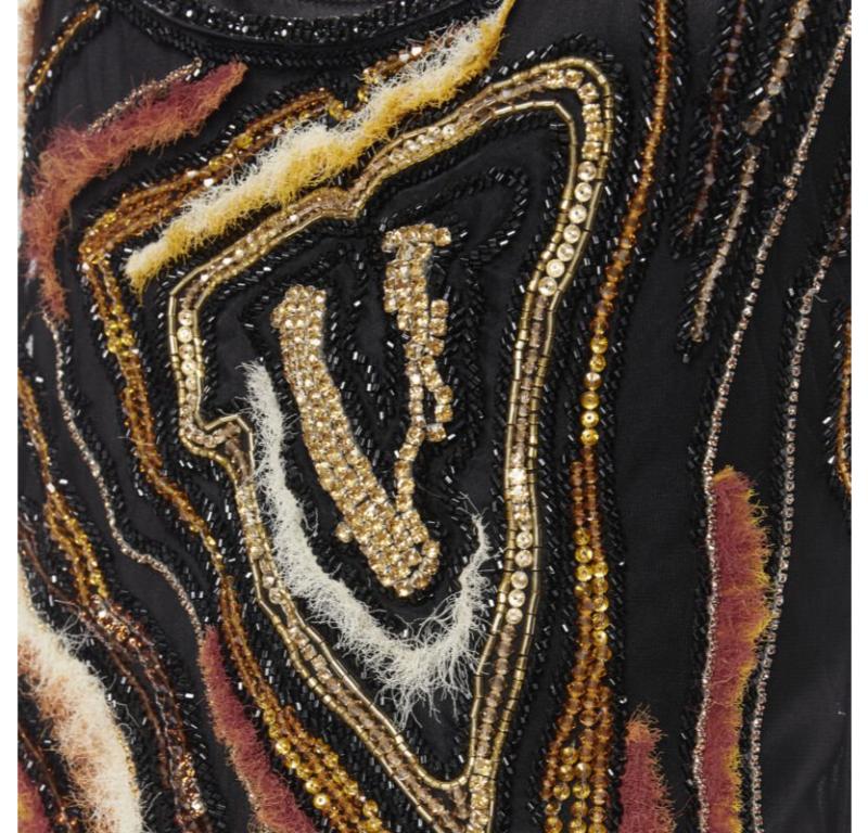 VERSACE 2020 Runway Virtus Animalier bead embellished dress IT40 S $7800
Reference: TGAS/C00752
Brand: Versace
Designer: Donatella Versace
Model: A87905 A230099 A2266
Collection: Fall Winter 2020 - Runway
As seen on: Kaia Gerber, Kendall