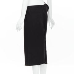 VERSACE 2021 Runway gold Medusa Medallion Coin cut out draped skirt 38