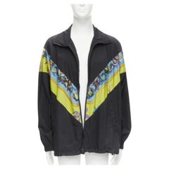 VERSACE 2021 Tresor De La Mer black starfish track jacket IT50 L