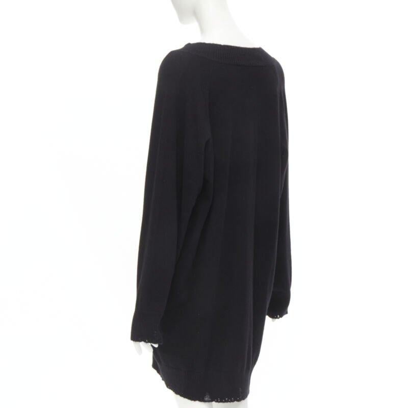 VERSACE 95% cashmere lana punk oro Medusa spilla da balia angosciata vestito IT44 in vendita 1
