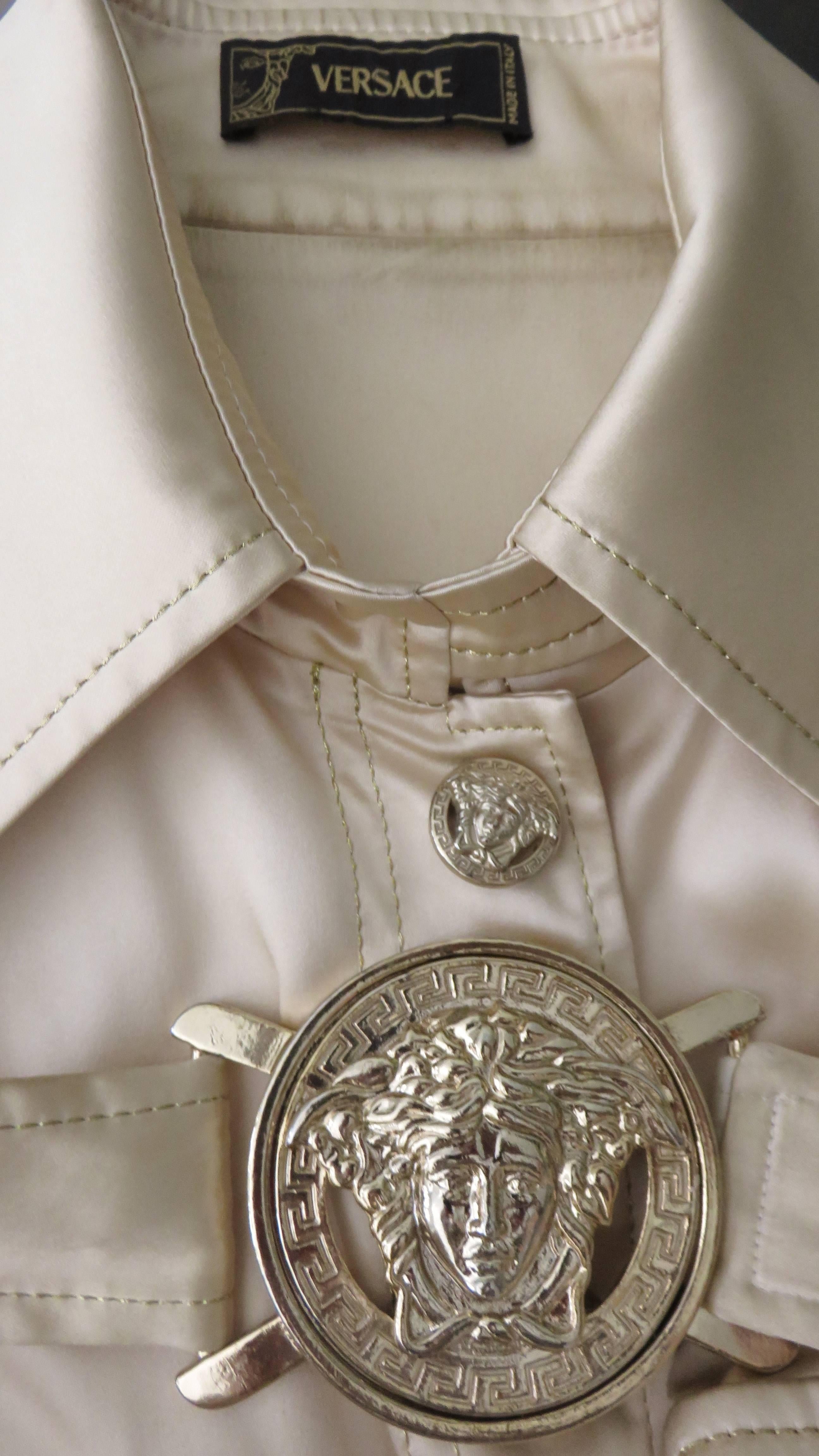 Abito in seta senza schienale della campagna pubblicitaria Versace SS 2005 di Madonna in vendita 12