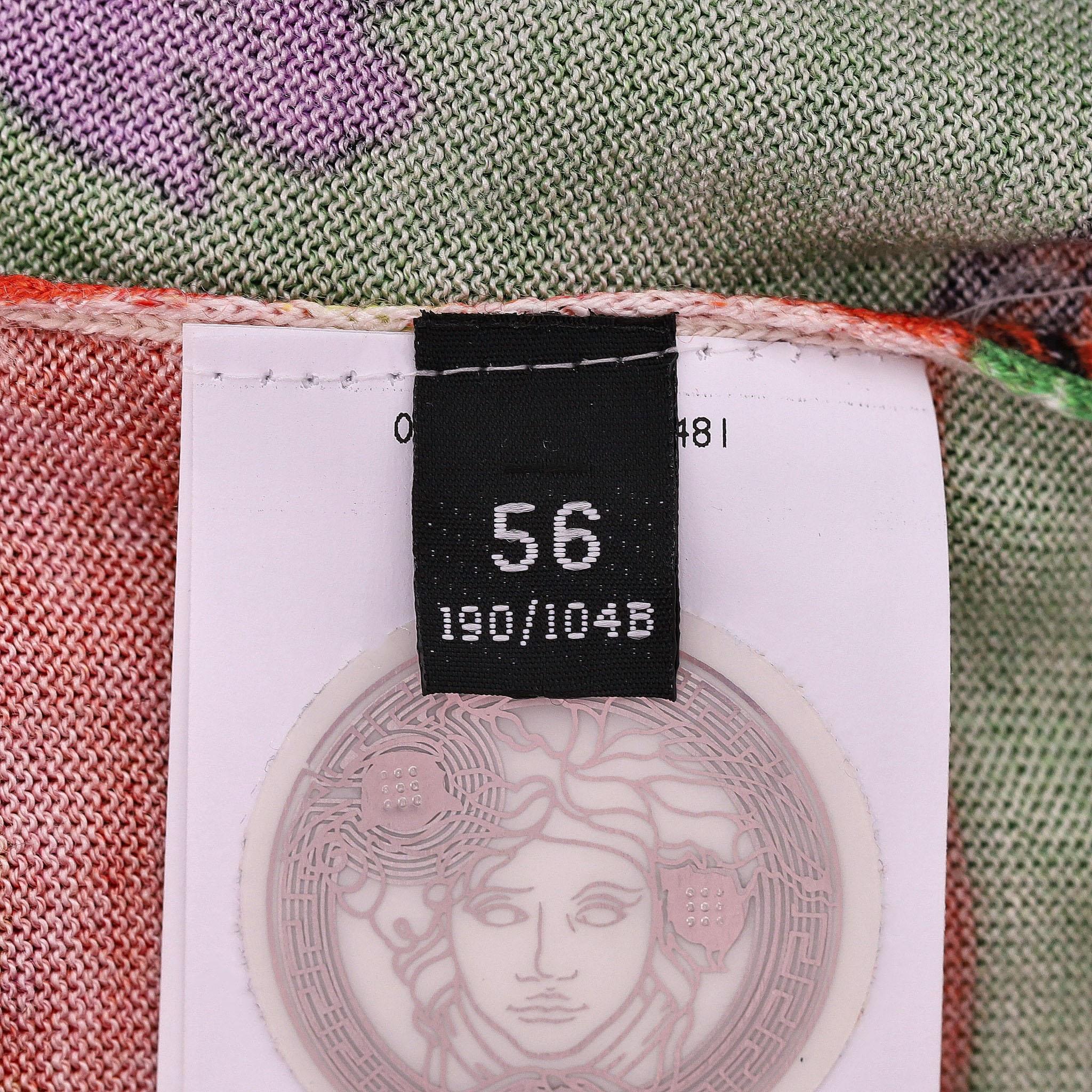 Versace All-Over Logo Barock Medusa Seiden Sweatshirt 3