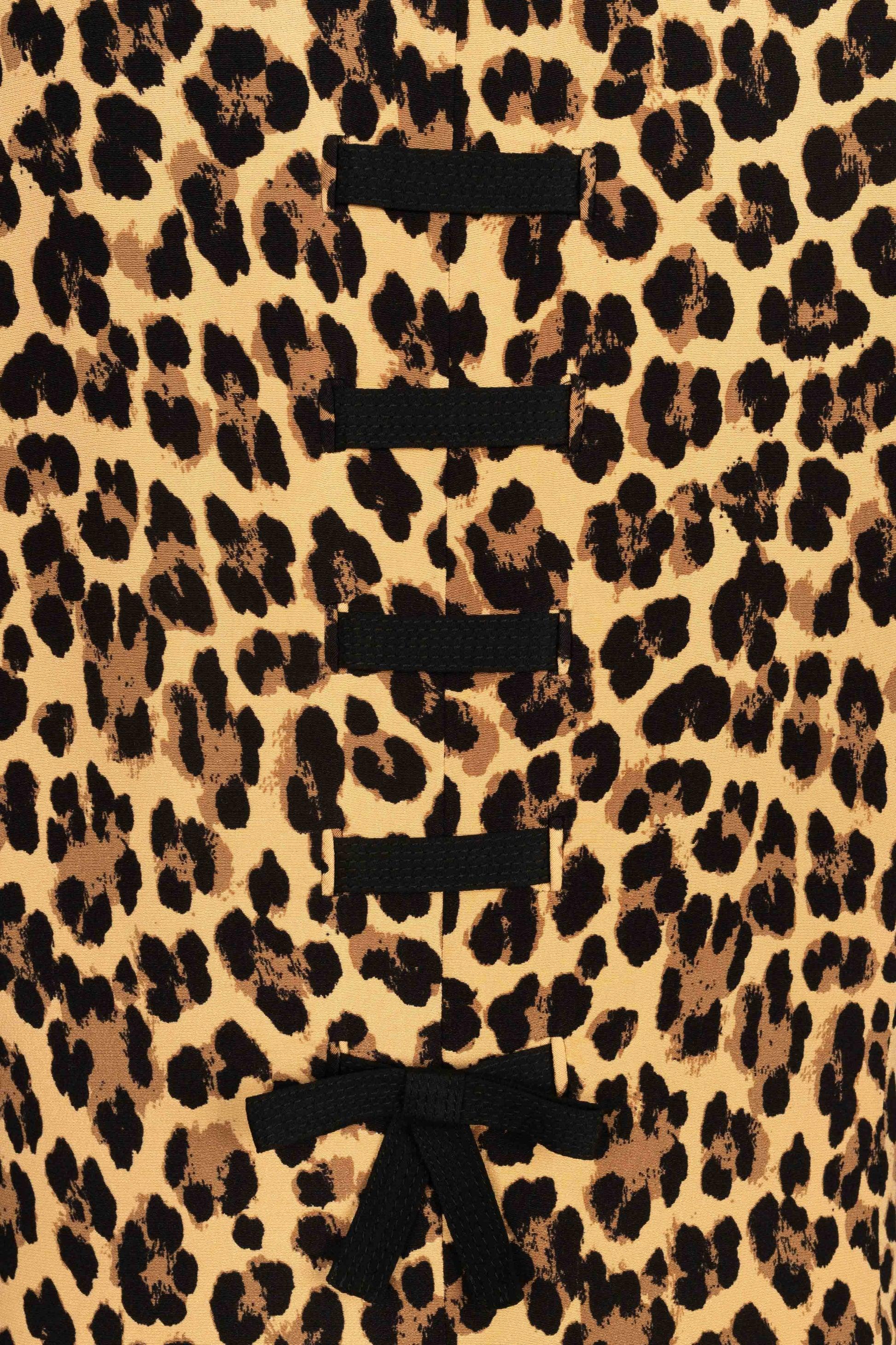 Versace Animal Print Leopard Jacket For Sale 2