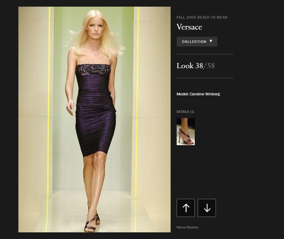 Versace Atelier - Robe corset sans bretelles en cuir noir avec perles et sequins, automne-hiver 2005  en vente 6