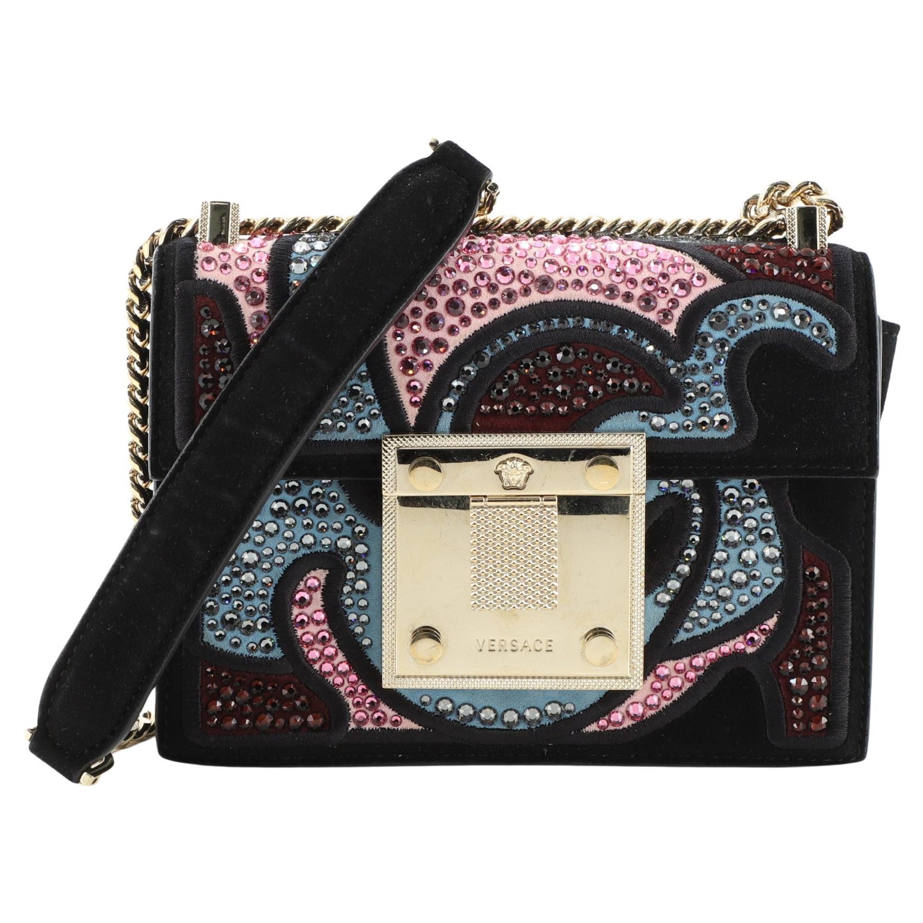 Fendi X Versace Fendace Brooch Mini Baguette Shoulder Bag For Sale at  1stDibs