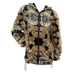 Versace Baroque Hooded Windbreaker Jacket 2017