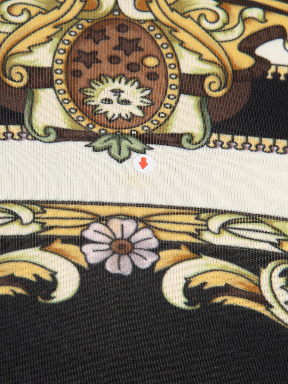 Versace - Robe à manches longues à motif baroque - Taille XS Excellent état - En vente à London, GB