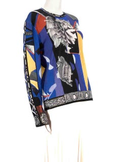 Versace Baroque Print Wool Jumper Size XXXL