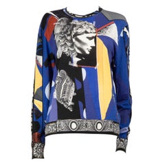 Versace Baroque Print Wool Jumper Size XXXL