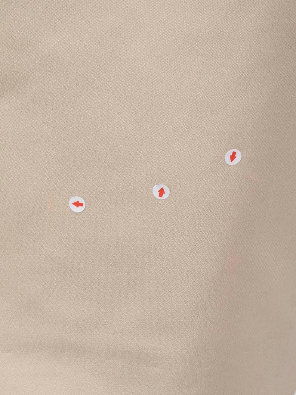 Versace Falda Beige a la Rodilla Talla XS en venta 6