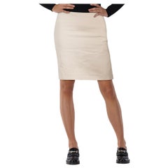 Versace - Jupe beige longueur genou - Taille XS