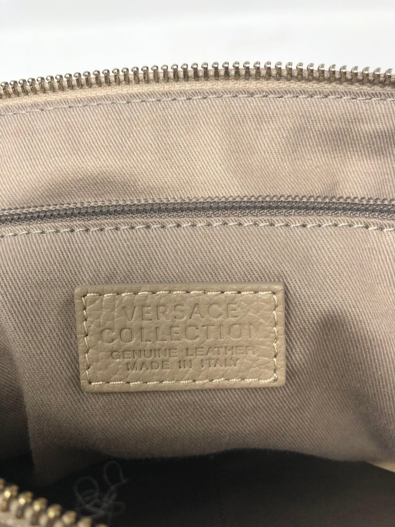 Versace Beige Leather Bag at 1stdibs