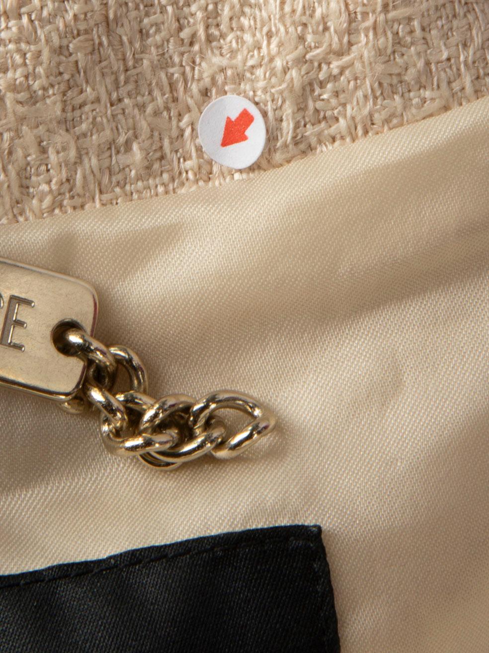 Versace Beige Mid Length Coat Size S 3