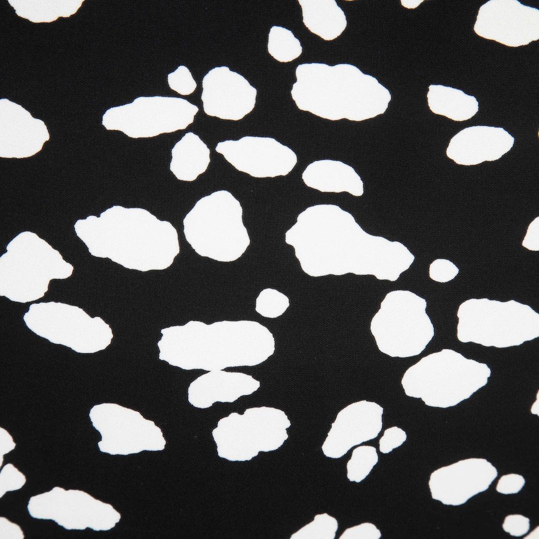 Top de cuello alto abstracto negro Versace Talla M en Nuevo estado para la venta en London, GB