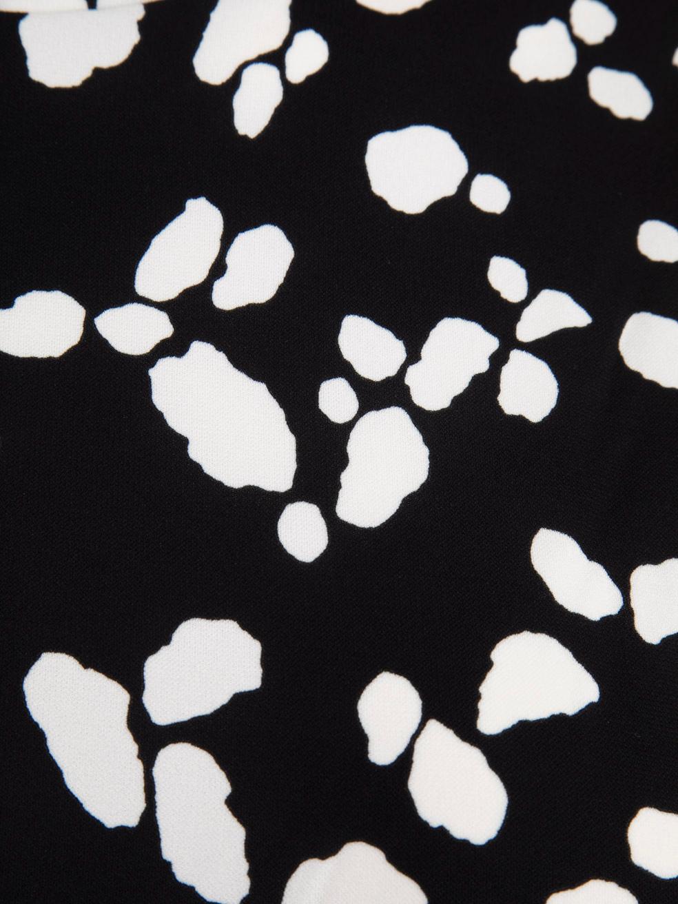 De las mujeres Top de cuello alto abstracto negro Versace Talla M en venta