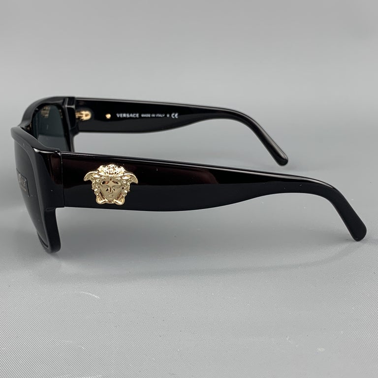 Versace Gold Acetate Sunglasses main image 1