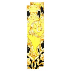 Versace Black and Gold Barocco Femme Print Ladies Socks Size Small