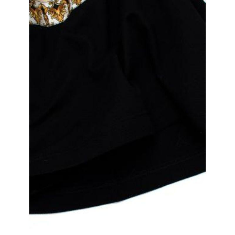 Versace Black and Gold Dragon-print Shirt For Sale 2