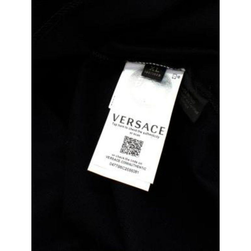 Versace Black and Gold Dragon-print Shirt For Sale 4