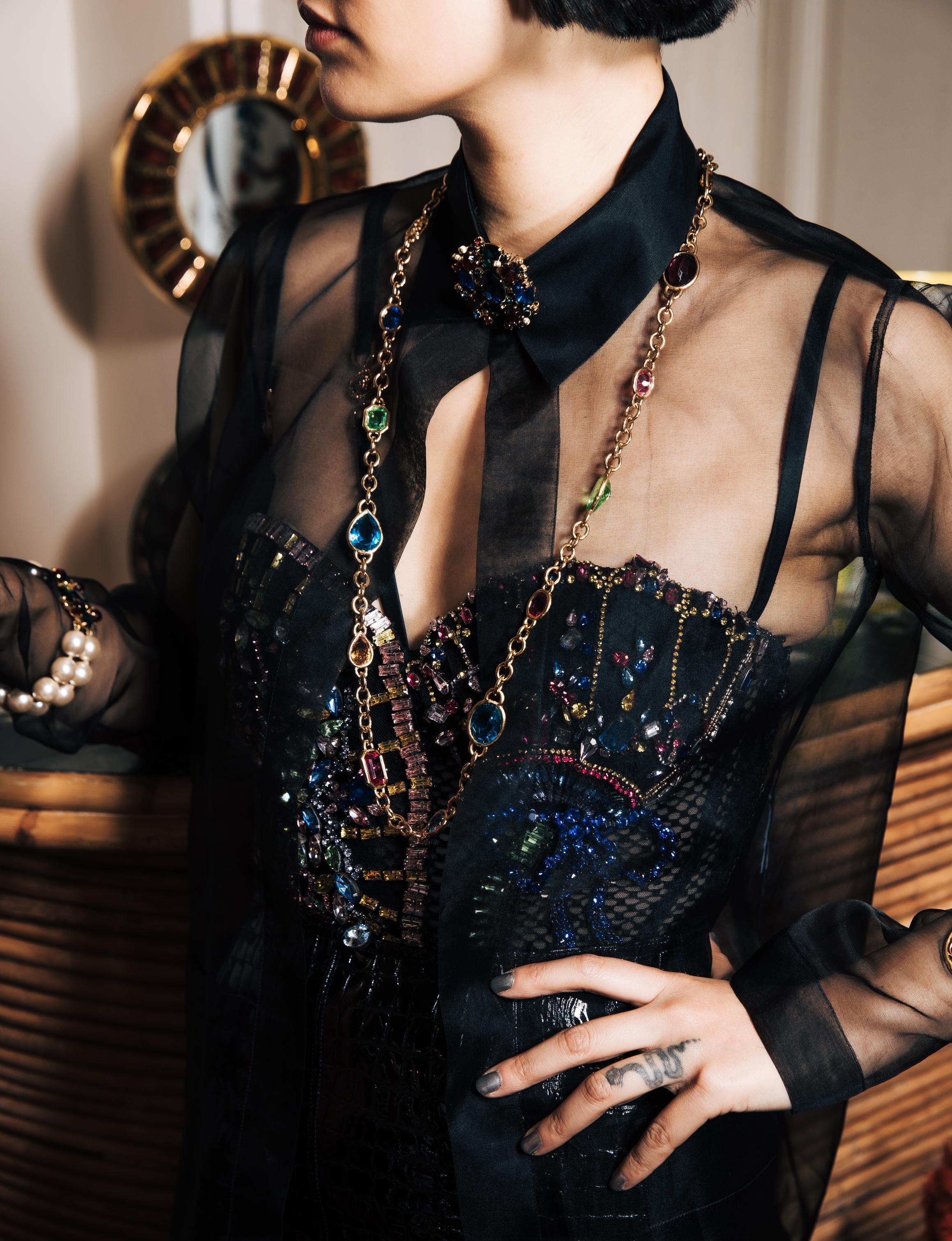 Women's Versace Black Bodysuit, 2022 For Sale