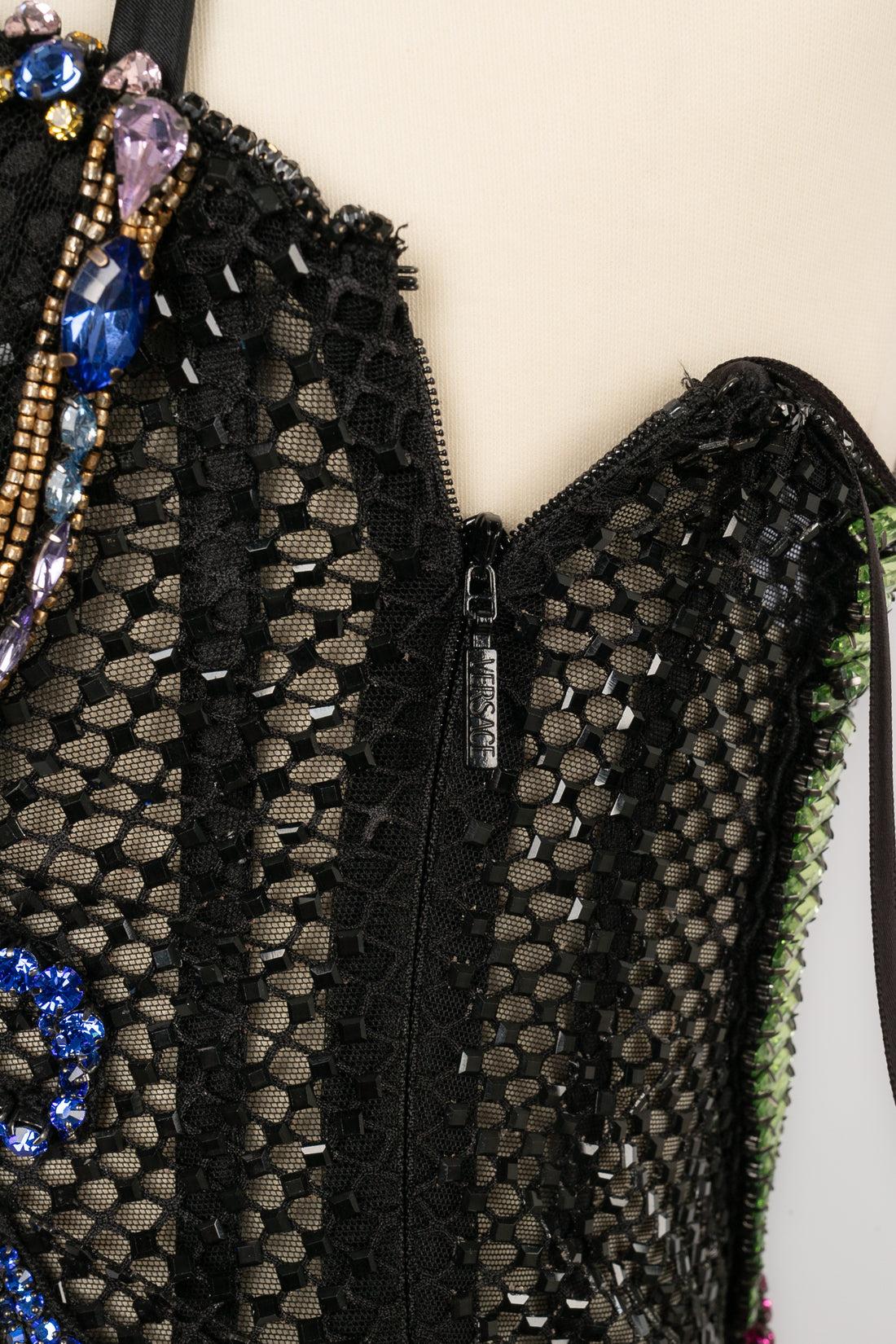 Versace Black Bodysuit, 2022 For Sale 7