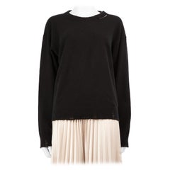 Versace Black Cashmere Knitted Sweater Size L