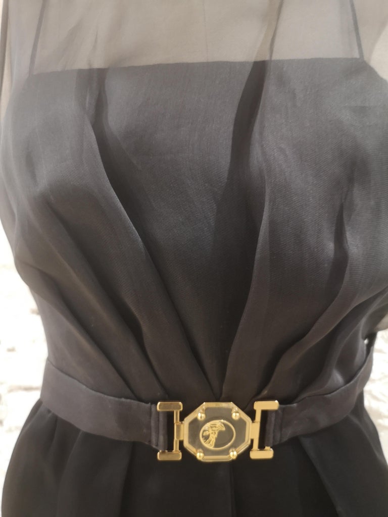 Versace Black dress For Sale at 1stDibs