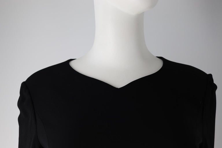 Versace Black Dress For Sale at 1stDibs