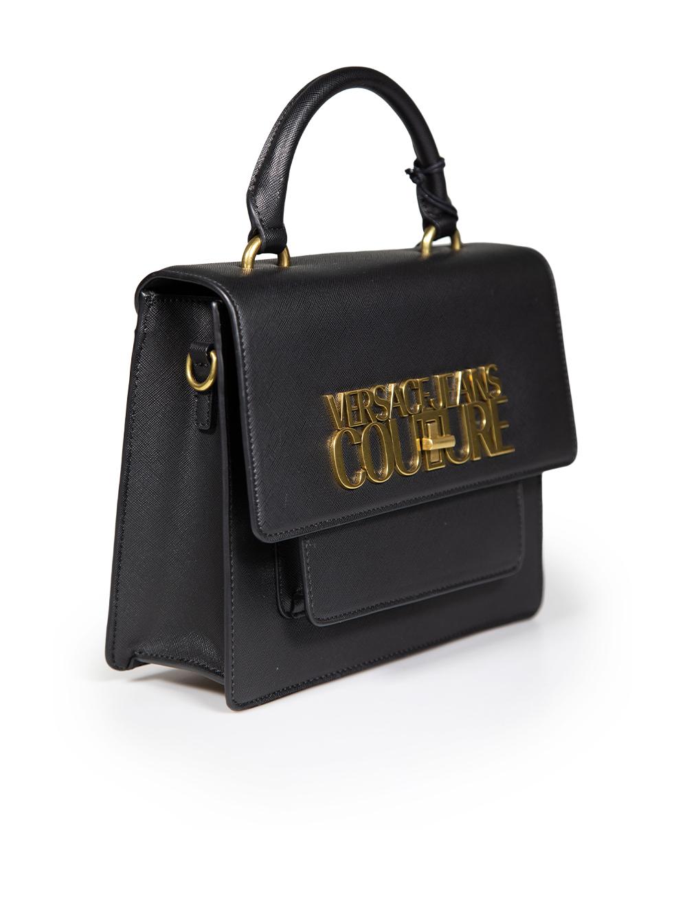 CONDITION is New with tags on this brand new Versace designer item. This item comes with original packaging. Minimal abrasion to handle and tarnished hardware due to poor storage.
 
 
 
 Details
 
 
 Model: EE1VWABL5
 
 Season: FW23
 
 Black
 
 Faux
