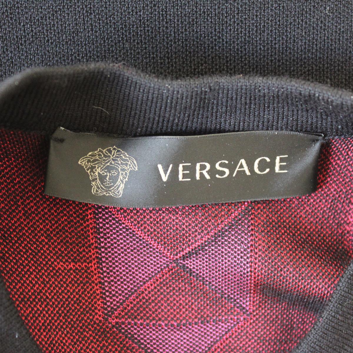 Versace Black & Fuchsia Dress IT 40 1