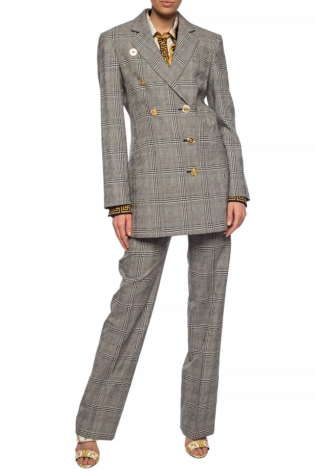 Versace Schwarz & Gold Barocco Rodeo Druck Langarm Slim Fit Seidenhemd Größe 38 1