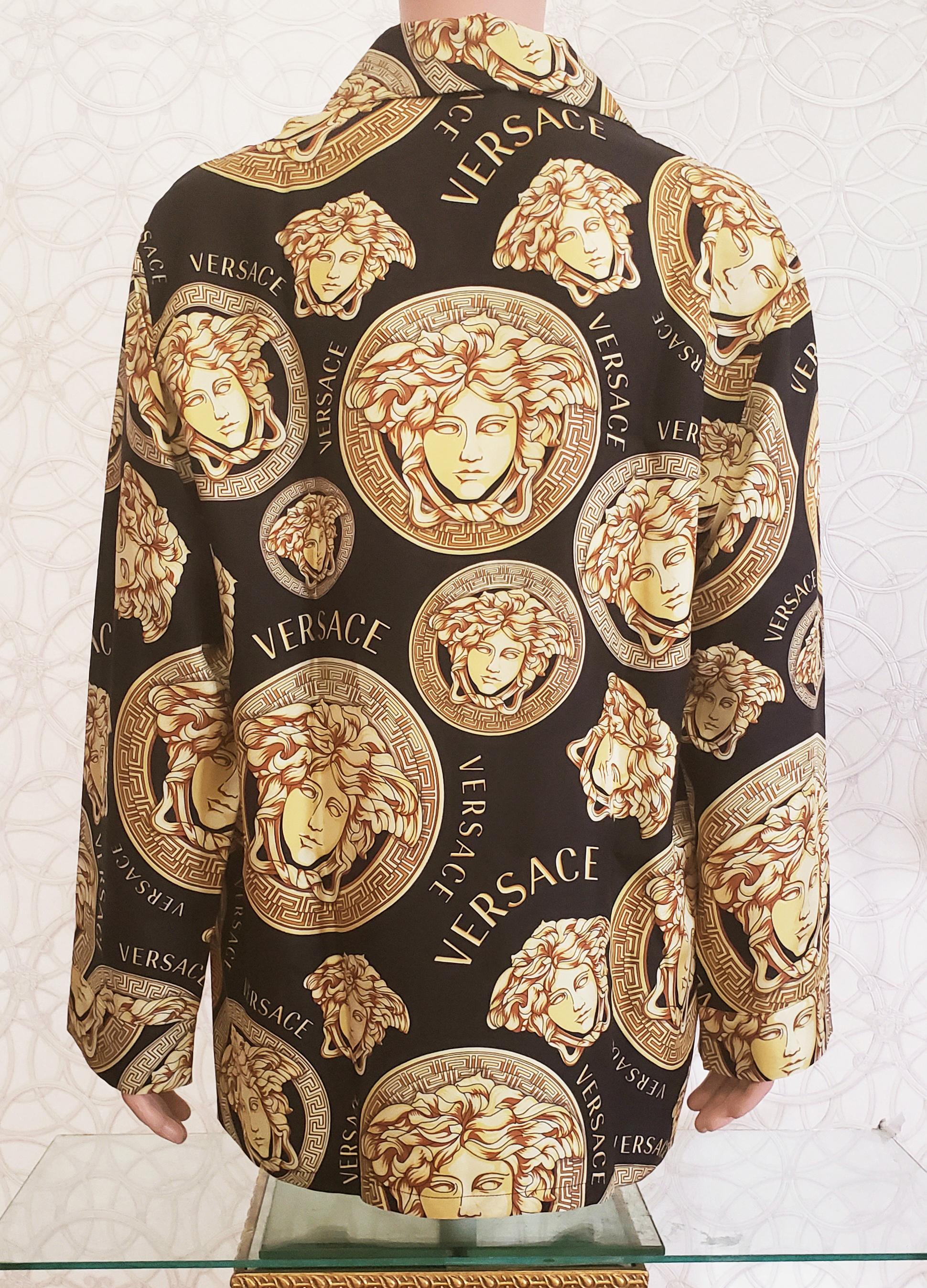 versace button down