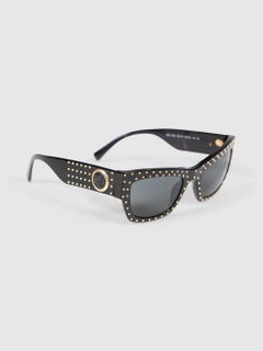 Versace Black & Gold Studded Sunglasses