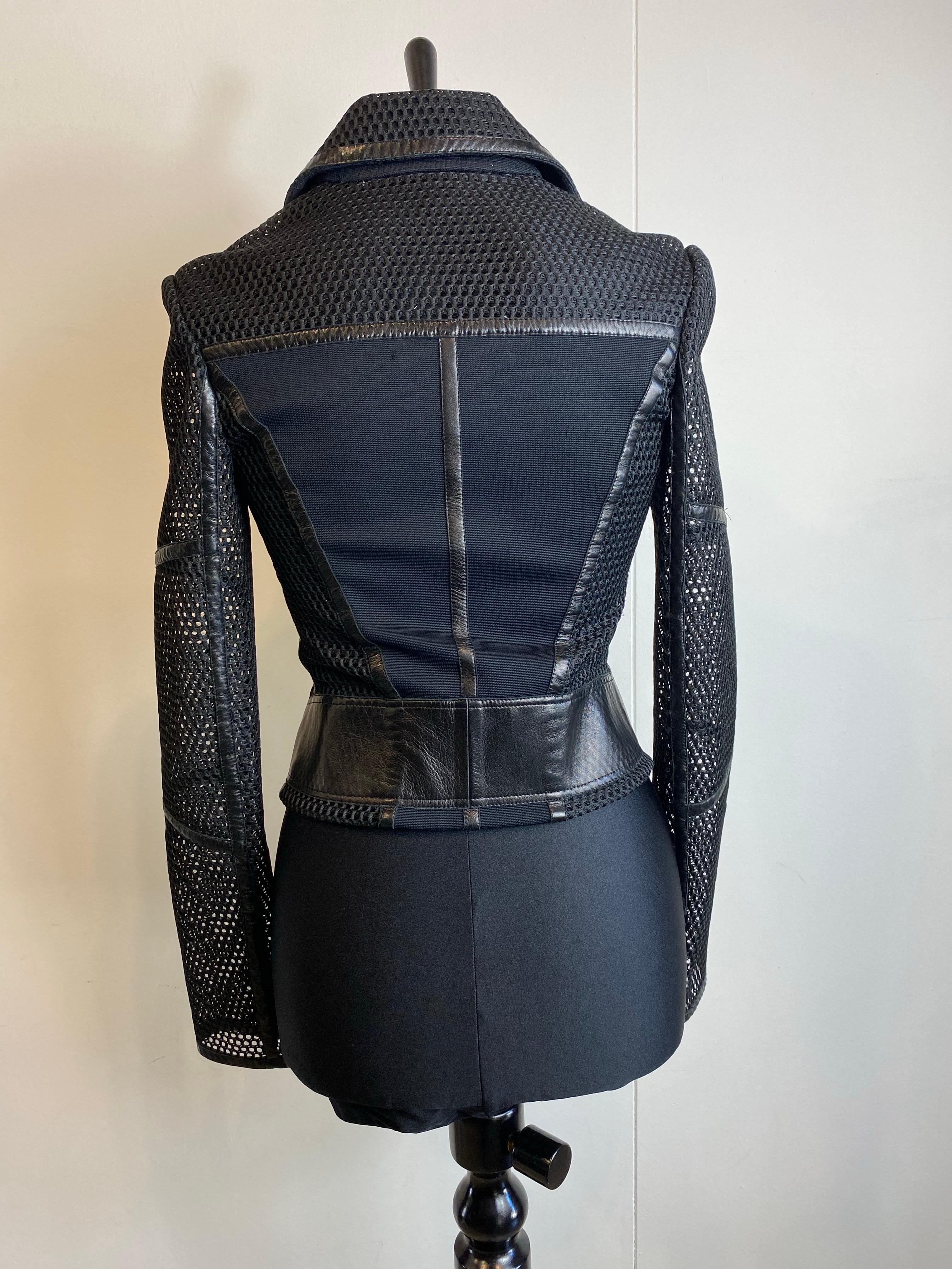Versace black jacket. For Sale 9