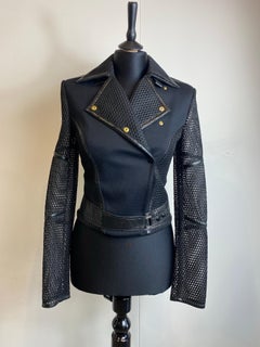 Versace black jacket.
