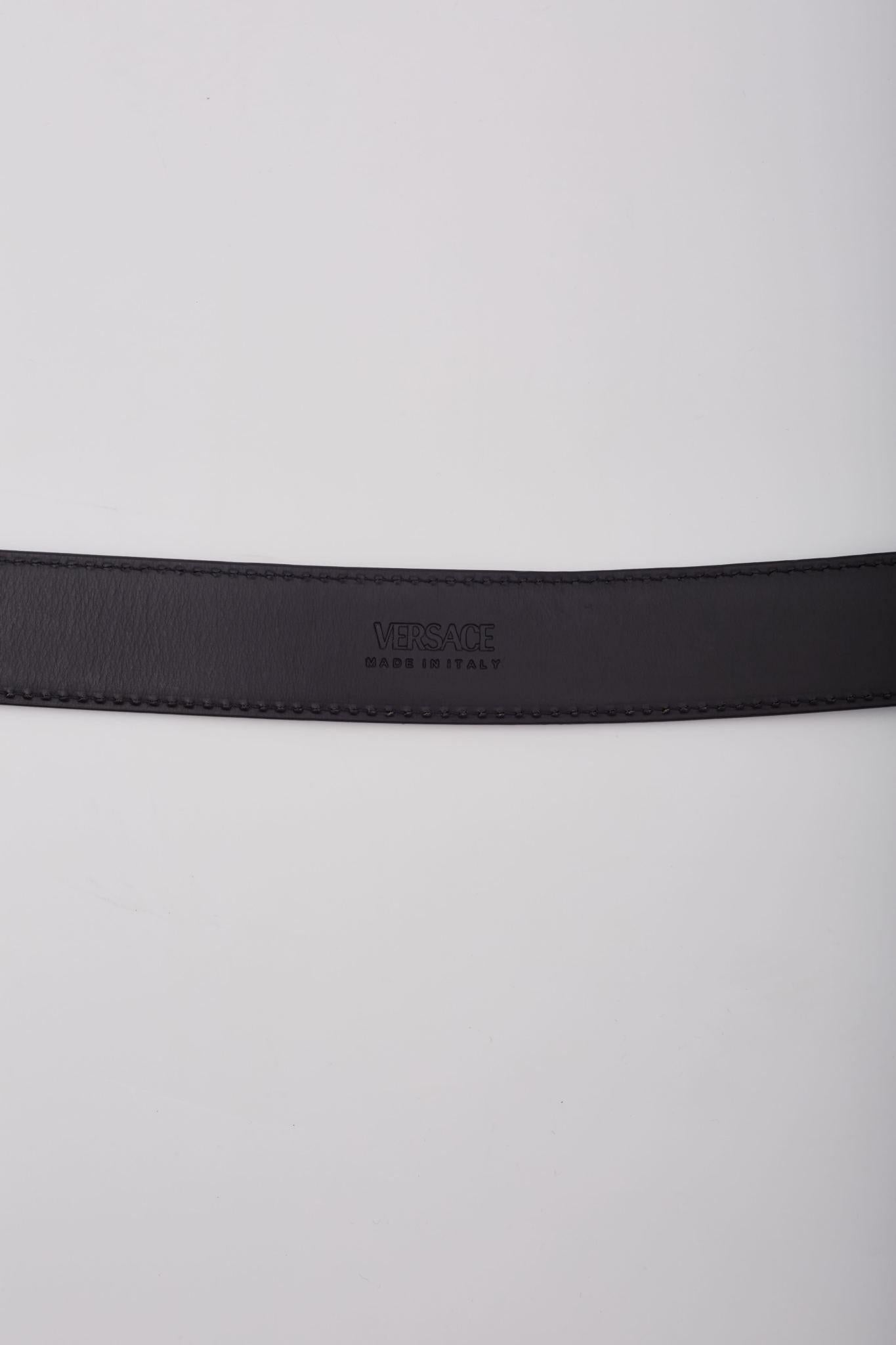  Versace Classic Leather Classic Medusa Belt (95/38) Unisexe 