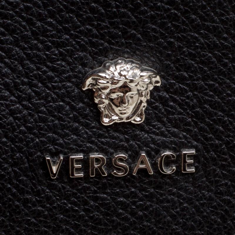 Versace Black Leather Duffle Bag 3