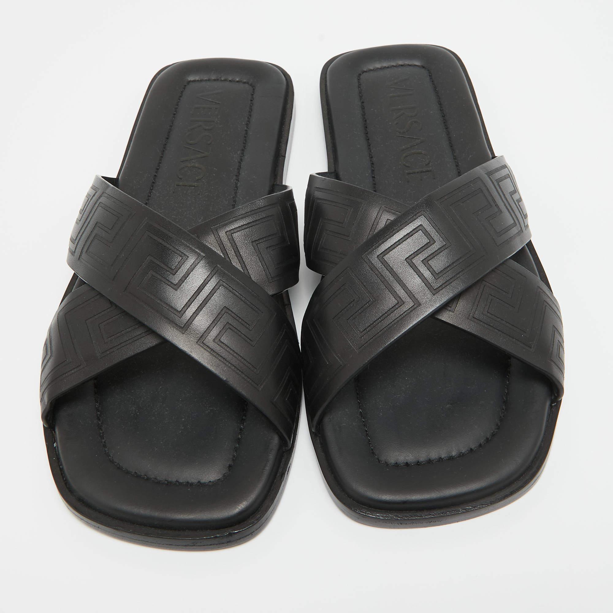 Enhance your casual looks with a touch of high style with these designer slides. Rendered in quality material with a lovely hue adorning its expanse, this pair is a must-have!

Includes
Original Dustbag