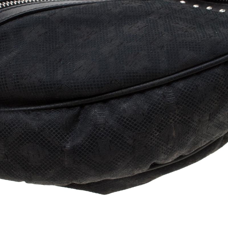 Versace Black Leather Hobo 5