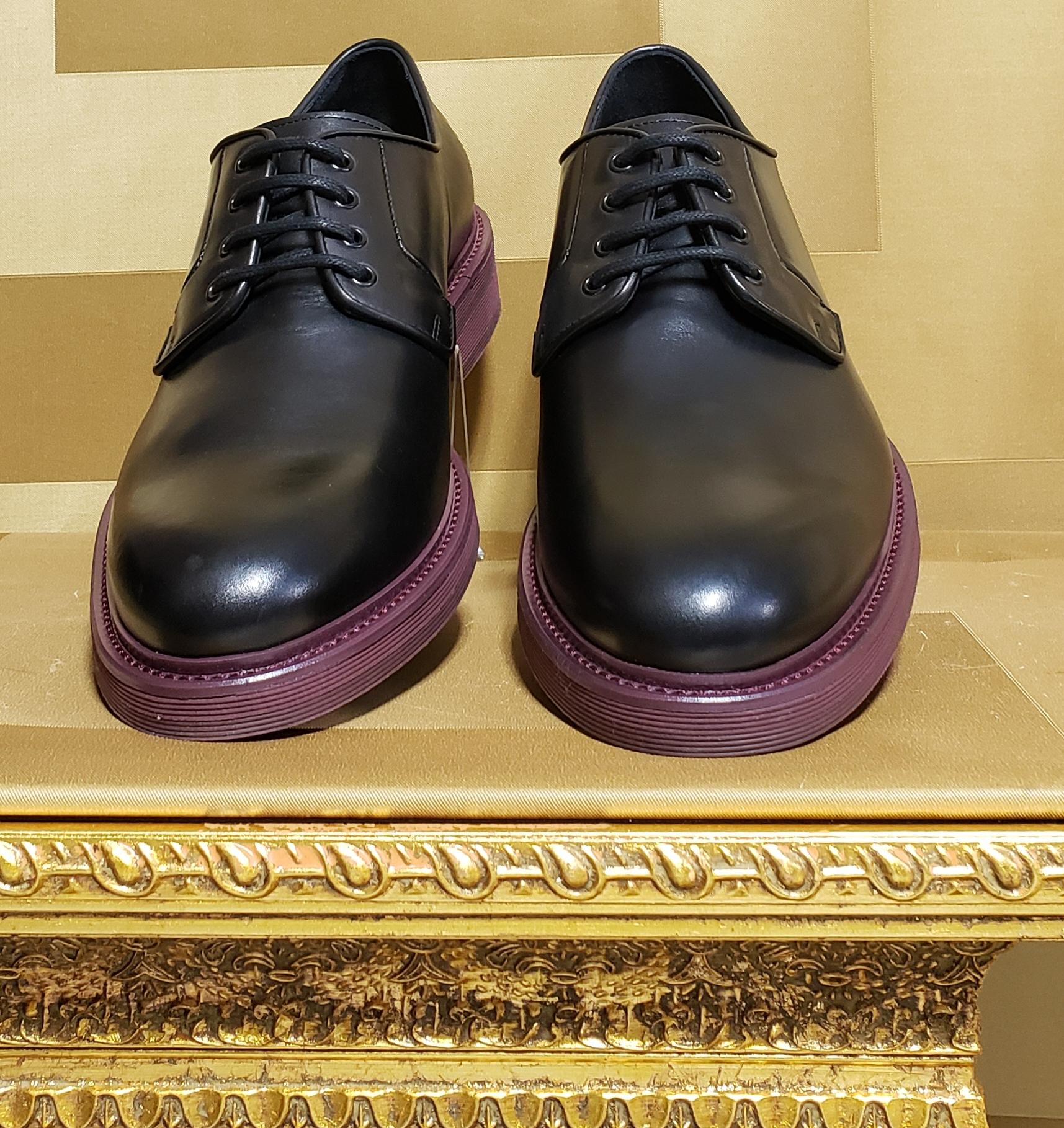 versace burgundy shoes