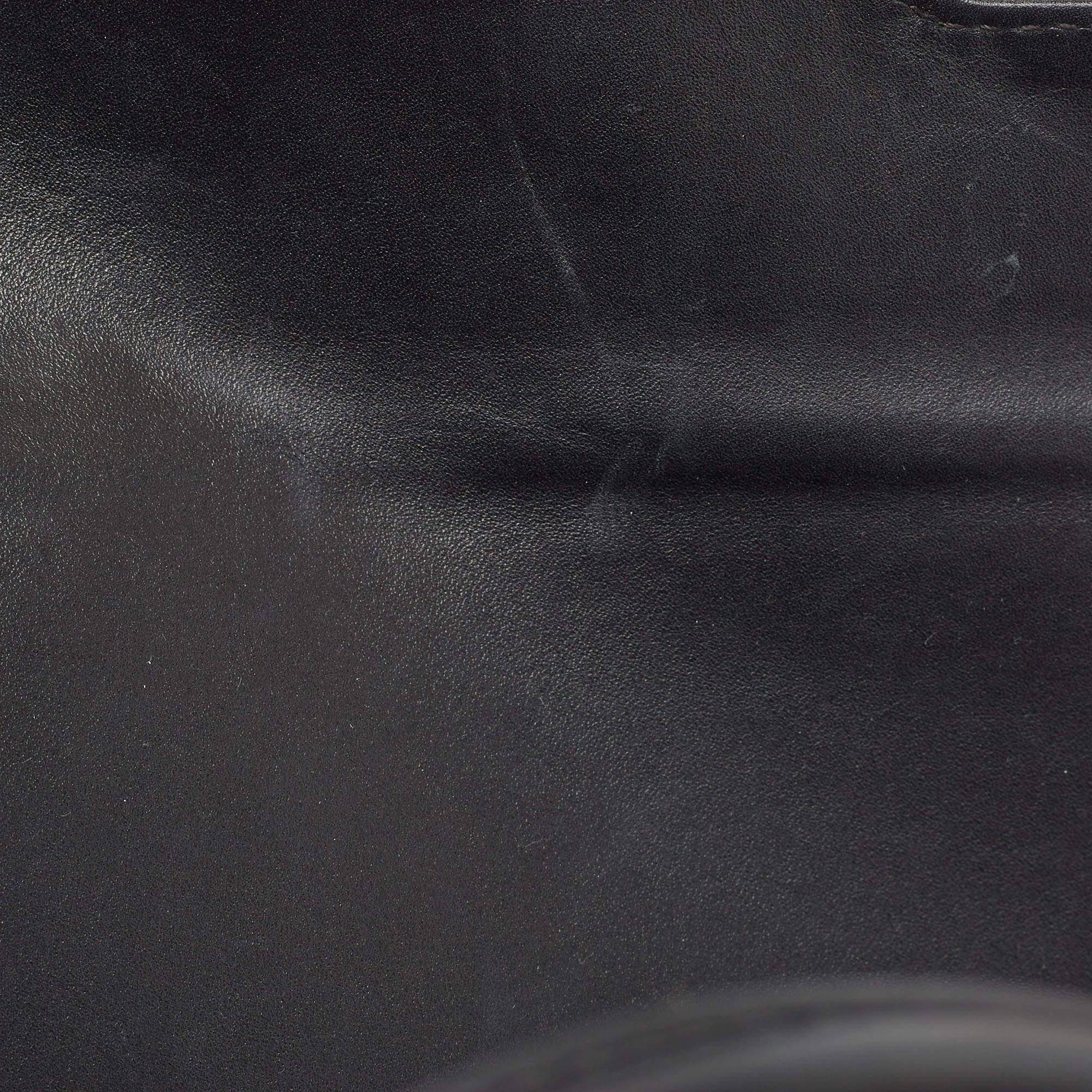Versace Black Leather Medium Medusa Medallion Tote 7