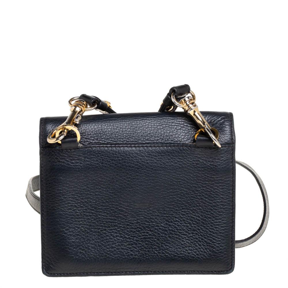 Versace Black Leather Medusa Buckle Flap Crossbody Bag 1