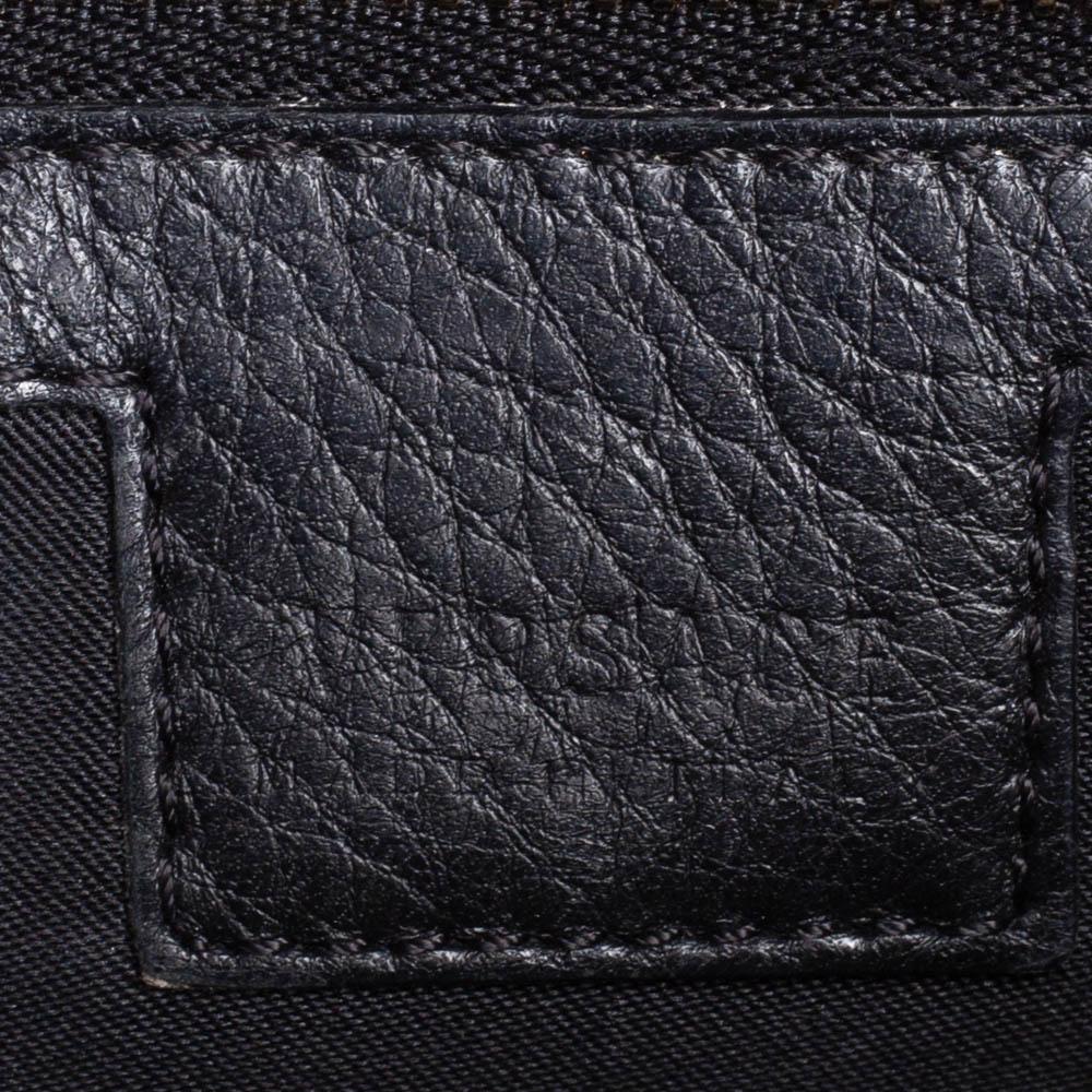 Versace Black Leather Medusa Buckle Flap Crossbody Bag 4