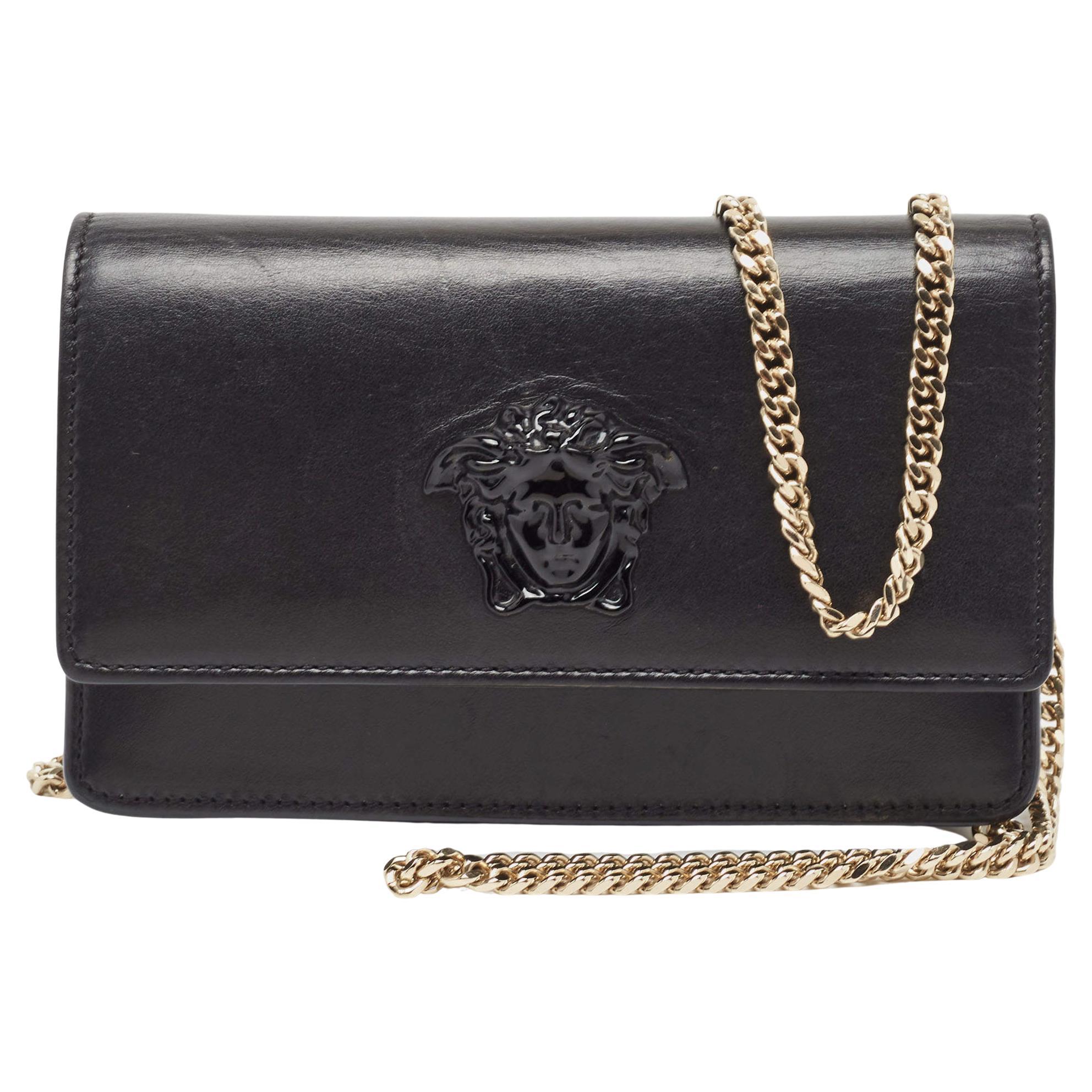 VERSACE Bag. Gianni Versace Vintage Black Patent Leather Handheld Bag.  Italian Designer Purse. | Versace bag, Gianni versace, Purses designer