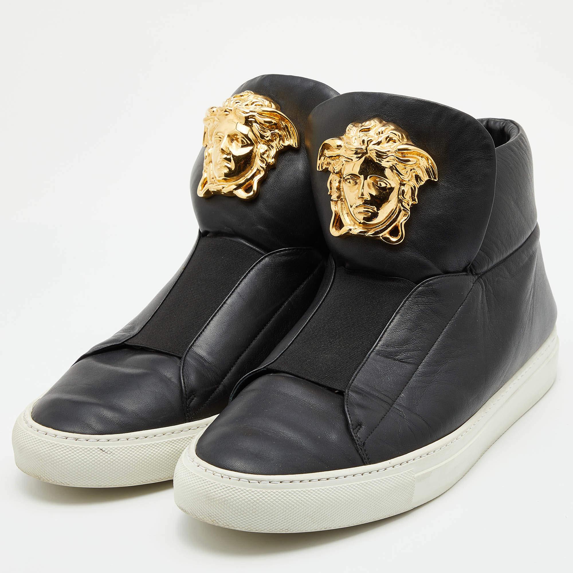 Versace medusa high tops sales