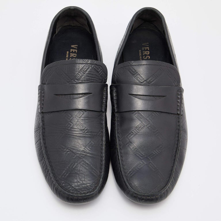 Louis Vuitton Mens Gray Leather Tassel Detail Driving Loafer Shoes Siz -  Shop Linda's Stuff
